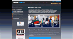 Desktop Screenshot of dahltechplastics.com