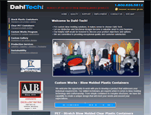 Tablet Screenshot of dahltechplastics.com